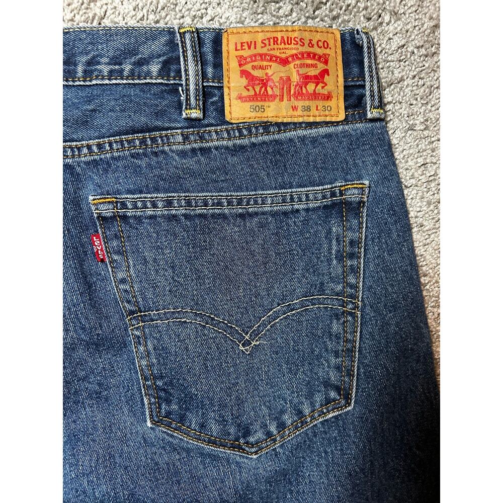 Levi's 505 Size 38x30 Jeans Pants Casual Men's Western Country